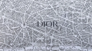 Dior e o mapa de Paris